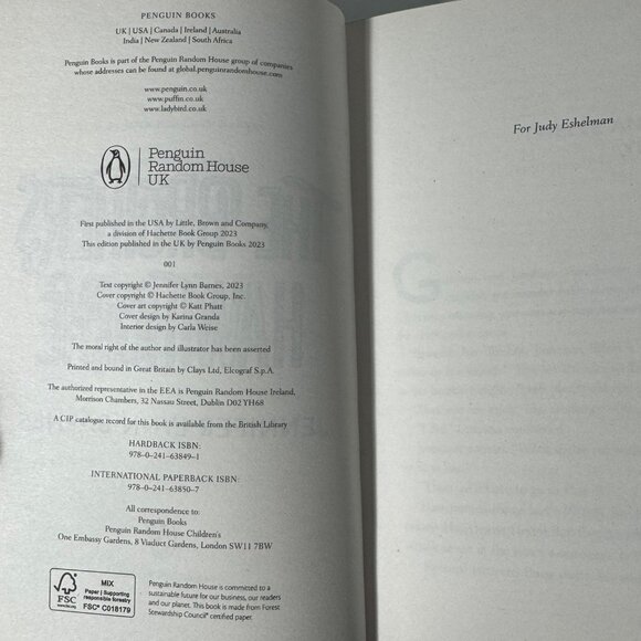 The Brothers Hawthorne Signed HCDJ Book 2023 Jennifer Lynn Barnes Penguin NEW - Picture 4 of 14